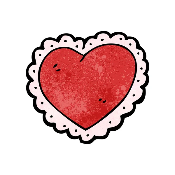 CORAZÓN DE FANCIA — Vector de stock