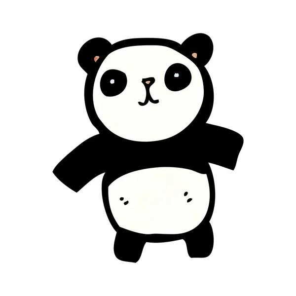 Happy panda — Stock Vector