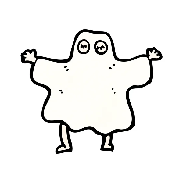 Halloween ghost costume — Stock Vector