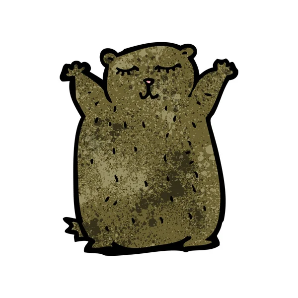 Urso gordo — Vetor de Stock