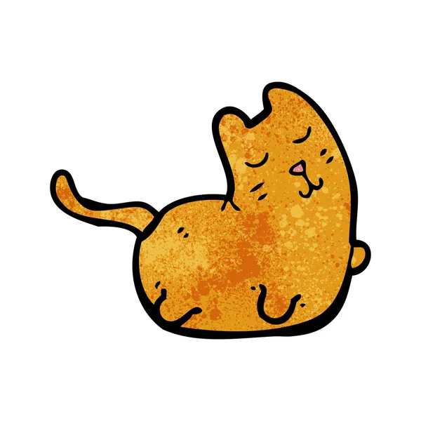 Fat cat — Stock Vector