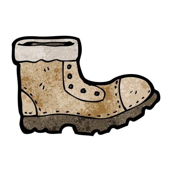 Old boot — Stock Vector
