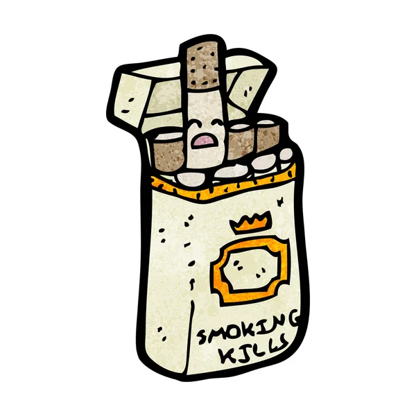 Pacote de cigarros — Vetor de Stock