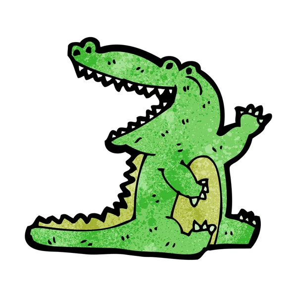 鳄鱼，鳄鱼 — 图库矢量图片