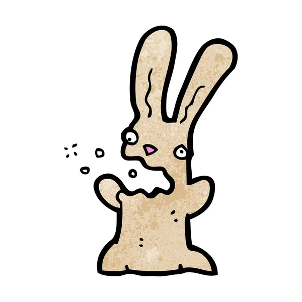 Tavşan geğirme — Stok Vektör