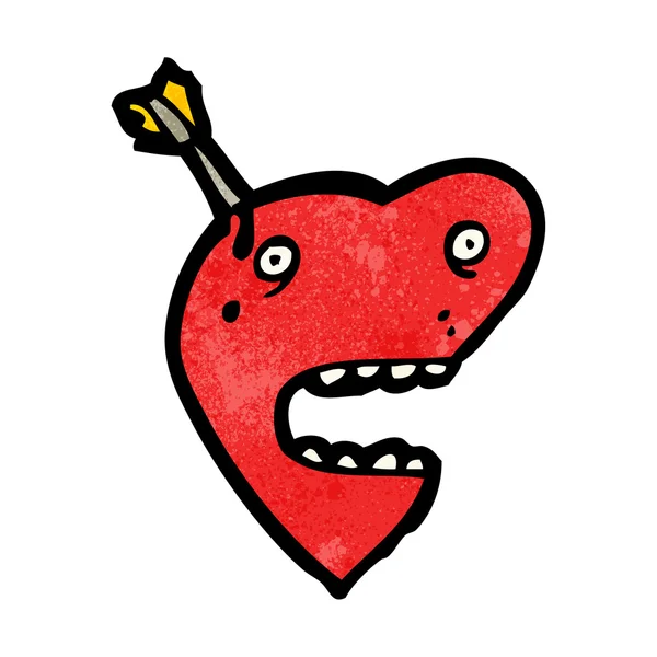 Coeur drôle — Image vectorielle