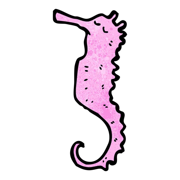 Rosa sea horse — Stock vektor