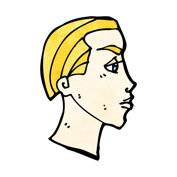 Profil du visage — Image vectorielle