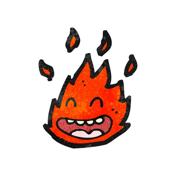 Burning fire — Stock Vector