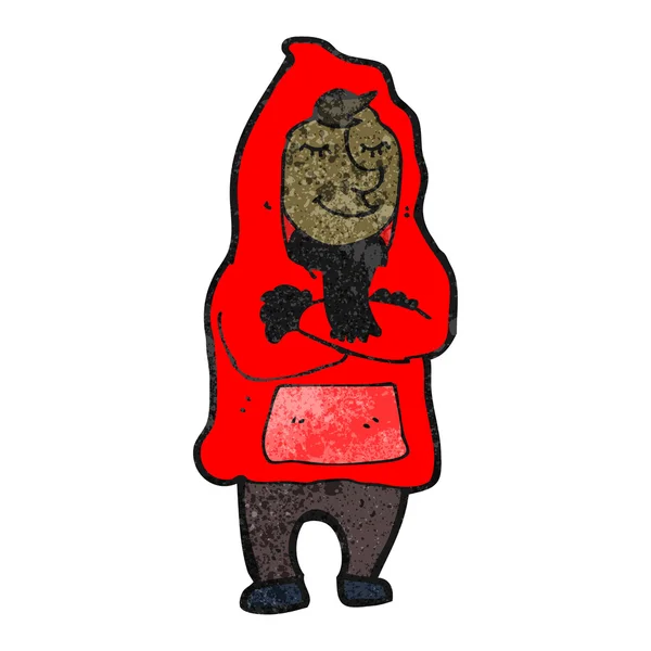 Hombre de abrigo — Archivo Imágenes Vectoriales
