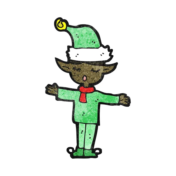 Christmas elf — Stock Vector