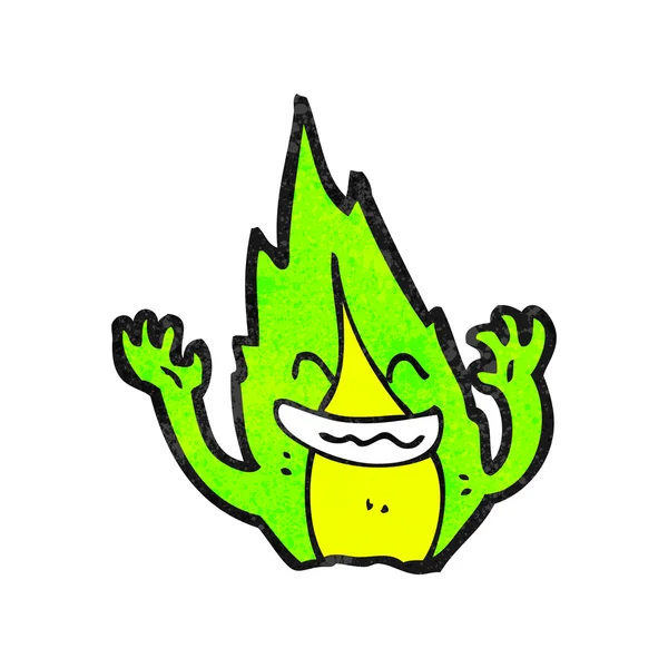 Green flame — Stock vektor
