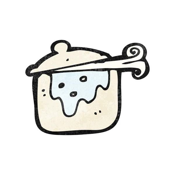 沸腾烹饪锅卡通 — 图库矢量图片