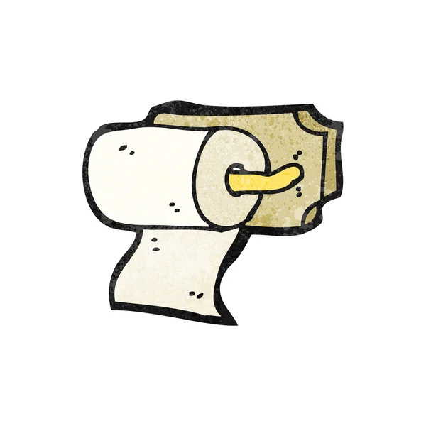 Rouleau de toilette dessin animé — Image vectorielle