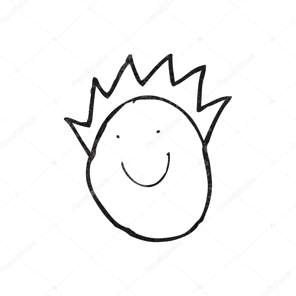 Rysowanie Twarzy Mężczyzny Grafika Wektorowa