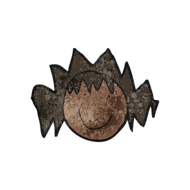 mutlu bir yüz çizim