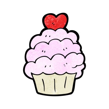 karikatür cupcake