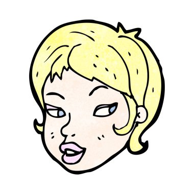 güzel kızlar face karikatür