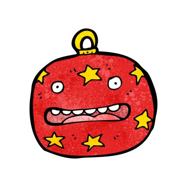 Kırmızı xmas biblo