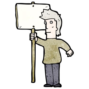 çizgi adam işareti yazı ile