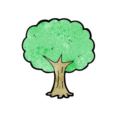 meşe ağacı karikatür