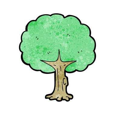 meşe ağacı karikatür