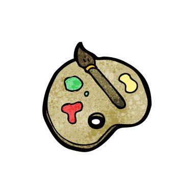 Sanatçının paleti çizgi film