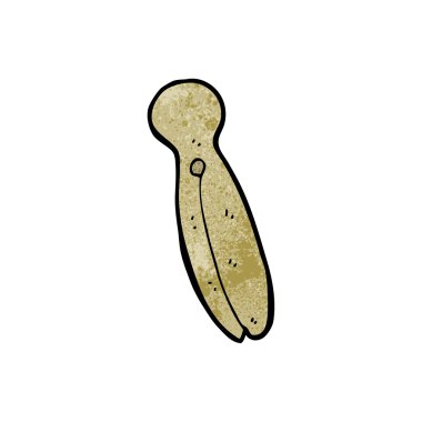 karikatür ahşap peg