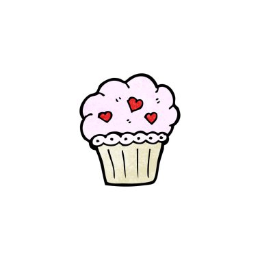 karikatür cupcake