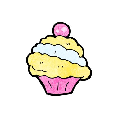 karikatür cupcake