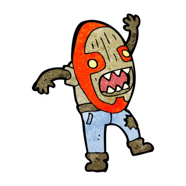 şaman mask cartoon