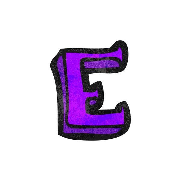 Letter e — Stock Vector