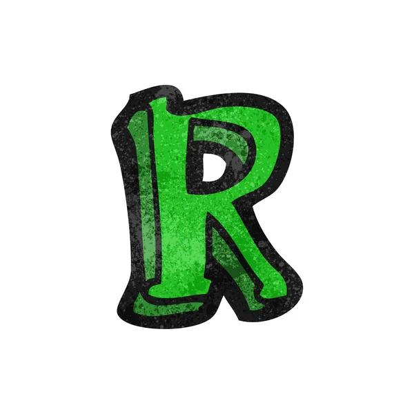 Letter r — Stock Vector