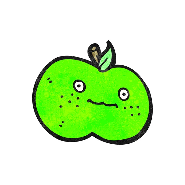 Симпатичное яблоко — стоковый вектор