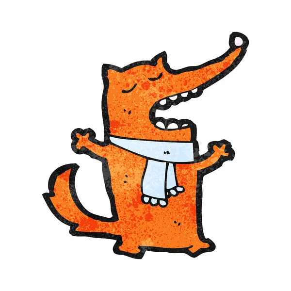 Pratende fox — Stockvector