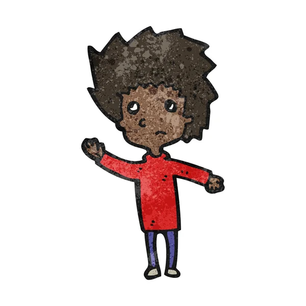 Niño infeliz — Vector de stock