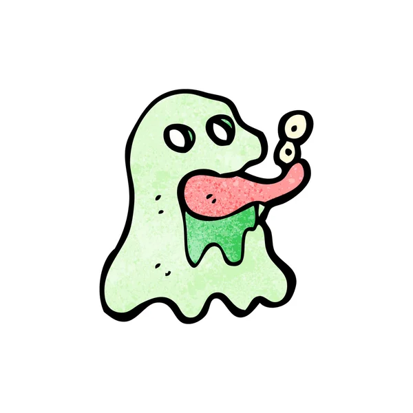 Groene ghost — Stockvector