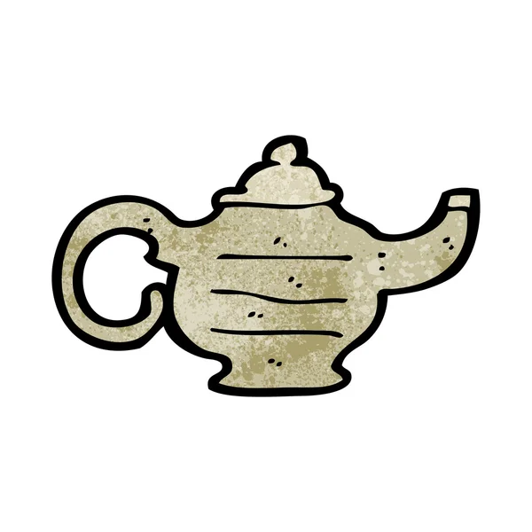 Old teapot — Stock Vector