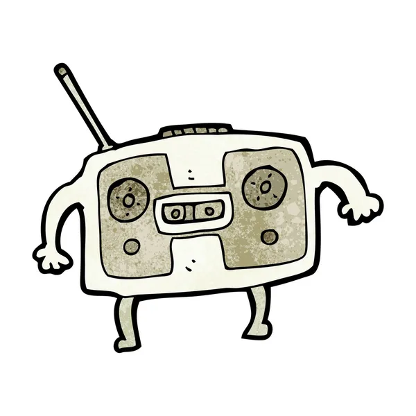 Retro cassette player — Stock Vector