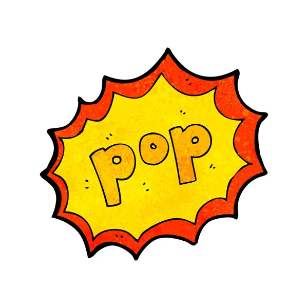 Pop znamení — Stockový vektor