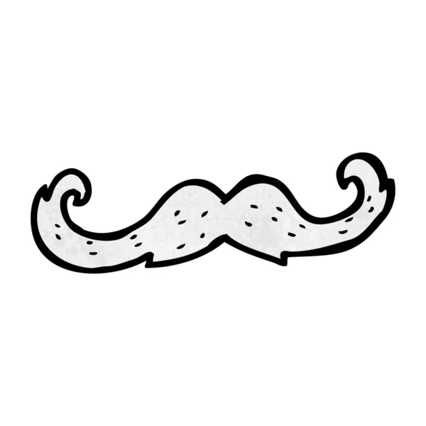 Bigote de dibujos animados — Vector de stock