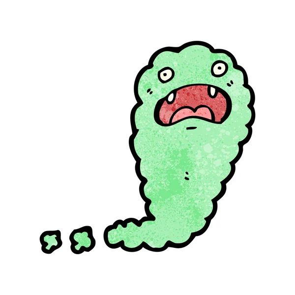 (raster versie) cartoon groene Ghost — Stockvector