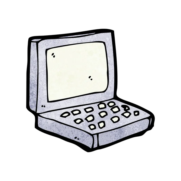 Laptop cartoon — Stock Vector