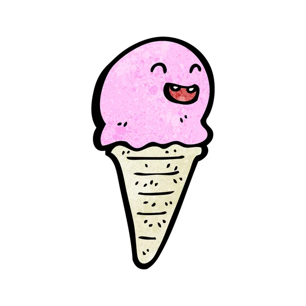 快乐冰淇淋卡通 — 图库矢量图片