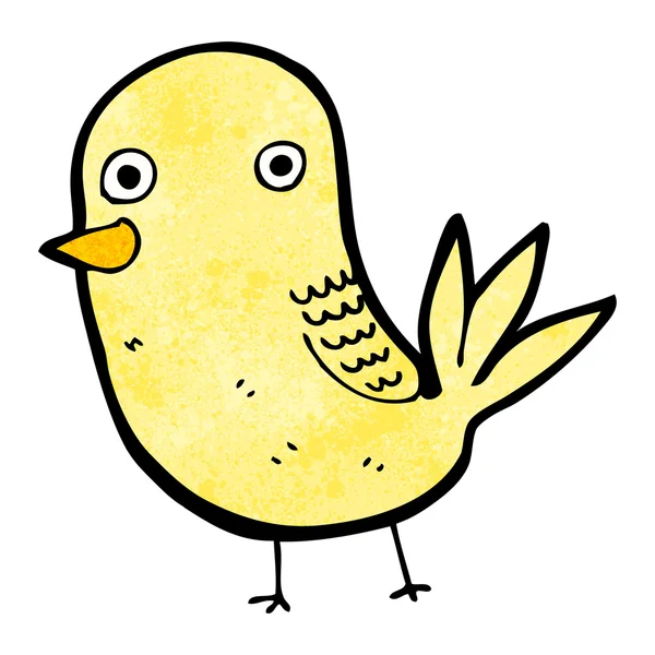 Lindo pájaro dibujos animados — Vector de stock