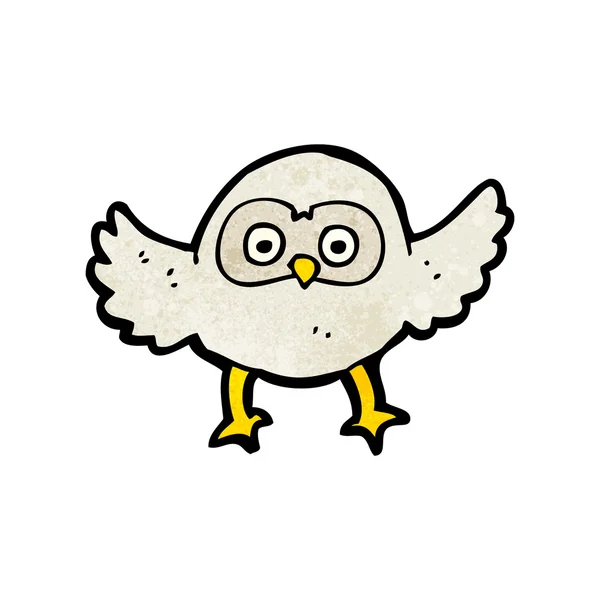 Little owl cartoon — Stock Vector