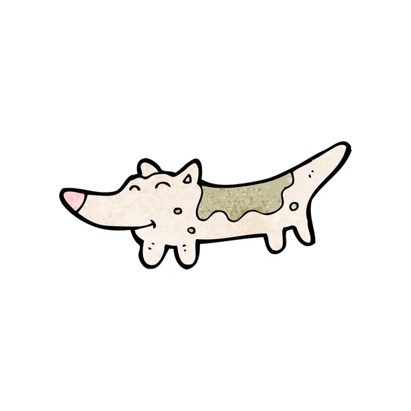 Piccolo cane cartone animato — Vettoriale Stock