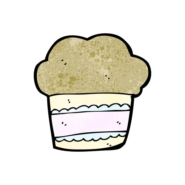 Chocolate chip muffin dibujos animados — Archivo Imágenes Vectoriales