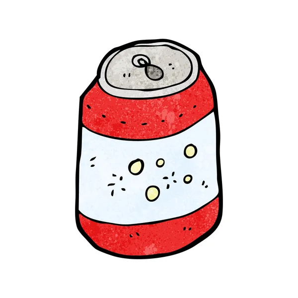 Soda pode desenhos animados — Vetor de Stock