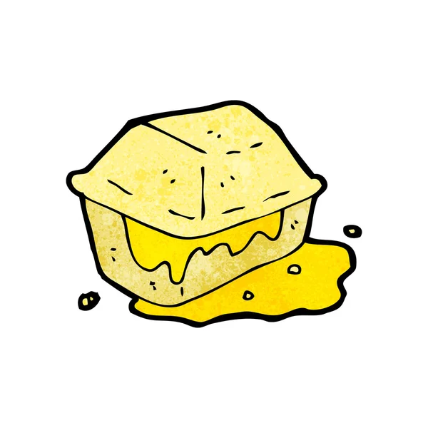 Brut junk food dessin animé — Image vectorielle